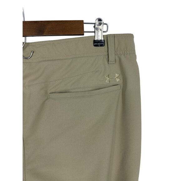 Under Armour Mens Golf Pants Khaki Stretch Lightweight Performance Fit Size 38 - Picture 4 of 11